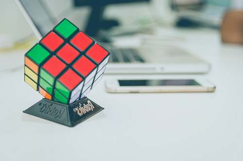 providencia 3X3 Rubik's cube on top of desk chile